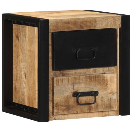 Mesita de noche madera maciza de mango 40x35x40 cm de , Mesitas de noche - Ref: Foro24-4015953, Precio: 83,85 €, Descuento: %
