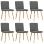 Sillas de comedor 6 unidades tela gris oscuro von , Essstühle - Ref: Foro24-3315545, Preis: 299,62 €, Rabatt: %