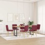 Sillas de comedor 6 unidades tela rojo tinto von , Essstühle - Ref: Foro24-3315547, Preis: 299,62 €, Rabatt: %