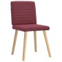 Sillas de comedor 6 unidades tela rojo tinto von , Essstühle - Ref: Foro24-3315547, Preis: 299,62 €, Rabatt: %