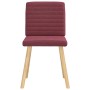 Sillas de comedor 6 unidades tela rojo tinto von , Essstühle - Ref: Foro24-3315547, Preis: 299,62 €, Rabatt: %