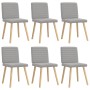 Sillas de comedor 6 uds tela gris nube von , Essstühle - Ref: Foro24-3315553, Preis: 299,62 €, Rabatt: %