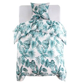 Set funda de edredón hojas verde 140x200/60x70 cm by , Duvet covers - Ref: Foro24-133465, Price: 25,56 €, Discount: %