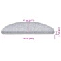 Alfombrilla escalera 20 uds gris claro 56x17x3 cm by , Stair mats - Ref: Foro24-3365784, Price: 73,43 €, Discount: %