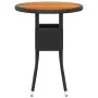 3 Stück synthetisches Rattan Garten Esszimmer Set schwarz von vidaXL, Gartensets - Ref: Foro24-3058462, Preis: 177,77 €, Raba...