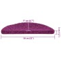Alfombrilla escalera 20 uds violeta 56x17x3 cm by , Stair mats - Ref: Foro24-3365842, Price: 89,81 €, Discount: %