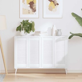 Puerta de armario de lamas 4 uds blanco 69x29,5 cm von , Schranktüren - Ref: Foro24-4015905, Preis: 74,08 €, Rabatt: %