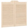 Puertas batientes diseño de lamas 2 par 90x80cm madera pino von , Türen für zu Hause - Ref: Foro24-4107127, Preis: 81,22 €, R...