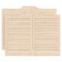 Puertas batientes diseño de lamas 2 par 80x100cm madera pino von , Türen für zu Hause - Ref: Foro24-4107131, Preis: 88,23 €, ...