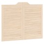 Puertas batientes diseño de lamas 2 par 80x100cm madera pino von , Türen für zu Hause - Ref: Foro24-4107131, Preis: 88,23 €, ...