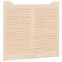 Puertas batientes diseño de lamas 2 par 90x100cm madera pino by , Doors for the home - Ref: Foro24-4107133, Price: 102,74 €, ...
