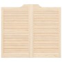 Puertas batientes diseño de lamas 2 par 90x100cm madera pino by , Doors for the home - Ref: Foro24-4107133, Price: 102,74 €, ...