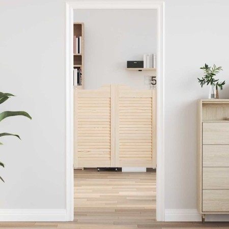 Puertas batientes diseño de lamas 2 par 80x80cm madera pino von , Türen für zu Hause - Ref: Foro24-4107125, Preis: 82,10 €, R...