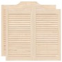 Puertas batientes diseño de lamas 2 par 80x80cm madera pino von , Türen für zu Hause - Ref: Foro24-4107125, Preis: 82,10 €, R...