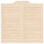 Puertas batientes diseño de lamas 2 par 80x80cm madera pino von , Türen für zu Hause - Ref: Foro24-4107125, Preis: 82,10 €, R...