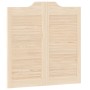 Puertas batientes diseño de lamas 2 par 80x80cm madera pino von , Türen für zu Hause - Ref: Foro24-4107125, Preis: 82,10 €, R...