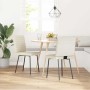 Sillas de comedor 2 unidades terciopelo crema by , dining chairs - Ref: Foro24-4101165, Price: 87,52 €, Discount: %