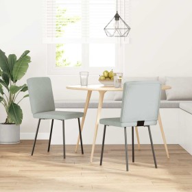 Sillas de comedor 2 unidades terciopelo gris claro von , Essstühle - Ref: Foro24-4101186, Preis: 88,32 €, Rabatt: %