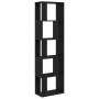 Estantería/divisor madera contrachapada roble negro 45x24x159cm von , Bücherregale und Regale - Ref: Foro24-862400, Preis: 63...