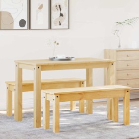 Juego de comedor Panama 3 pzas madera maciza de pino von , Möbelsets für Küchen und Esszimmer - Ref: Foro24-3345164, Preis: 3...