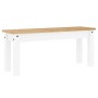 Juego de comedor Panama 3 pzas madera maciza de pino blanco von , Möbelsets für Küchen und Esszimmer - Ref: Foro24-3345166, P...