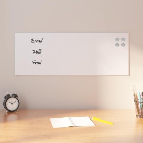 Pizarra magnética de pared vidrio templado blanco 80x30 cm von , Whiteboards - Ref: Foro24-4008624, Preis: 33,69 €, Rabatt: %