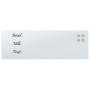 Pizarra magnética de pared vidrio templado blanco 80x30 cm by , White boards - Ref: Foro24-4008624, Price: 33,69 €, Discount: %