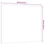 Pizarra magnética de pared vidrio templado blanco 60x50 cm by , White boards - Ref: Foro24-4008632, Price: 30,72 €, Discount: %