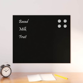 Pizarra magnética de pared vidrio templado negro 60x50 cm von , Whiteboards - Ref: Foro24-4008613, Preis: 37,45 €, Rabatt: %