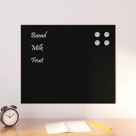 Pizarra magnética de pared vidrio templado negro 60x50 cm von , Whiteboards - Ref: Foro24-4008613, Preis: 37,45 €, Rabatt: %