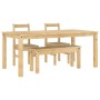 Juego de comedor Panama 4 pzas madera maciza de pino von , Möbelsets für Küchen und Esszimmer - Ref: Foro24-3345185, Preis: 4...