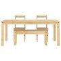 Juego de comedor Panama 4 pzas madera maciza de pino von , Möbelsets für Küchen und Esszimmer - Ref: Foro24-3345185, Preis: 4...