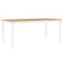 Juego de comedor Panama 7 pzas madera maciza de pino blanco von , Möbelsets für Küchen und Esszimmer - Ref: Foro24-3345193, P...