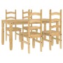 Juego de comedor Panama 5 pzas madera maciza de pino von , Möbelsets für Küchen und Esszimmer - Ref: Foro24-3345203, Preis: 4...