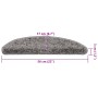 Alfombrilla escalera 30 uds Gris 56x17x3 cm by , Stair mats - Ref: Foro24-3365799, Price: 141,17 €, Discount: %