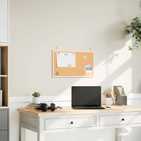 Tablero de corcho con marco de madera de pino macizo 60x40 cm by , Notice boards - Ref: Foro24-4017418, Price: 14,83 €, Disco...