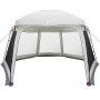 Carpa para piscina con desmontables y paredes gris 512x458 cm by , tents - Ref: Foro24-4100627, Price: 178,14 €, Discount: %