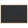 Pizarra con marco de madera maciza de pino negra 80x55 cm by , Notice boards - Ref: Foro24-4017413, Price: 29,52 €, Discount: %