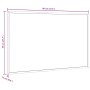 Pizarra con marco de madera maciza de pino negra 80x55 cm by , Notice boards - Ref: Foro24-4017413, Price: 29,52 €, Discount: %