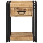 Mesitas de noche 2 piezas 40x35x50cm madera maciza rugosa mango de , Mesitas de noche - Ref: Foro24-4016689, Precio: 168,88 €...