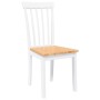 Sillas de comedor 2 unidades madera maciza de caucho blanco von , Essstühle - Ref: Foro24-4102392, Preis: 102,56 €, Rabatt: %