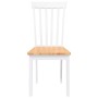 Sillas de comedor 2 unidades madera maciza de caucho blanco von , Essstühle - Ref: Foro24-4102392, Preis: 102,56 €, Rabatt: %