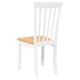Sillas de comedor 2 unidades madera maciza de caucho blanco von , Essstühle - Ref: Foro24-4102392, Preis: 102,56 €, Rabatt: %
