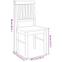 Sillas de comedor 2 unidades madera maciza de caucho von , Essstühle - Ref: Foro24-4102428, Preis: 109,00 €, Rabatt: %