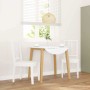 Sillas de comedor 2 unidades madera maciza de caucho blanco de , Sillas de comedor - Ref: Foro24-4102400, Precio: 104,77 €, D...