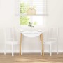 Sillas de comedor 2 unidades madera maciza de caucho blanco de , Sillas de comedor - Ref: Foro24-4102400, Precio: 104,77 €, D...