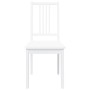 Sillas de comedor 2 unidades madera maciza de caucho blanco de , Sillas de comedor - Ref: Foro24-4102400, Precio: 104,77 €, D...