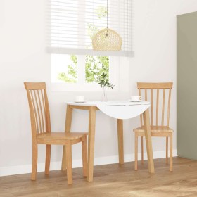 Sillas de comedor 2 uds madera maciza natural caucho von , Essstühle - Ref: Foro24-4102390, Preis: 126,36 €, Rabatt: %