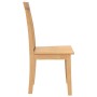Sillas de comedor 2 uds madera maciza natural caucho by , dining chairs - Ref: Foro24-4102390, Price: 126,36 €, Discount: %