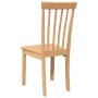 Sillas de comedor 2 uds madera maciza natural caucho by , dining chairs - Ref: Foro24-4102390, Price: 126,36 €, Discount: %